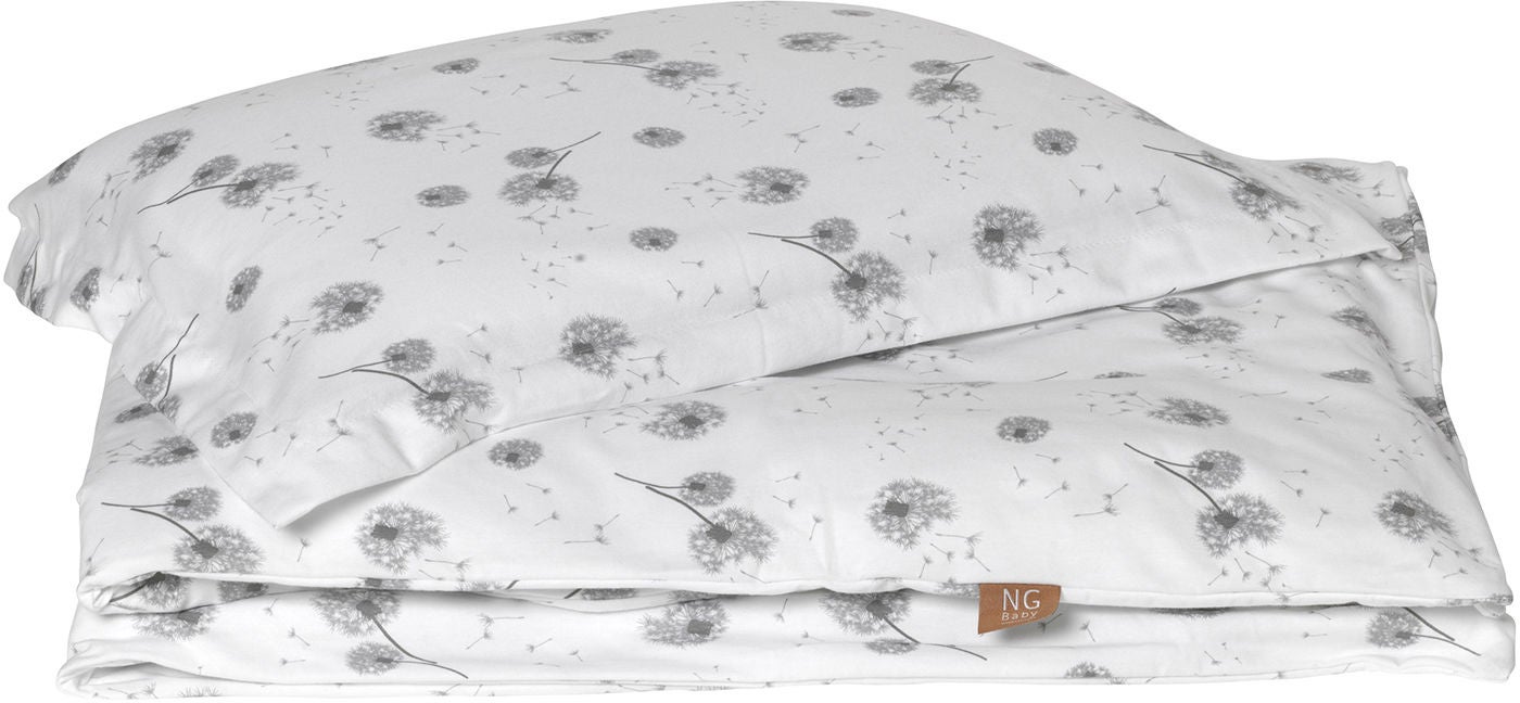 NG Baby Dandelion Bettwäsche-Set 100x130 cm Babybett, Grau NG Baby Dandelion Bettwäsche-Set 100x130 cm Babybett, Grau von NG Baby