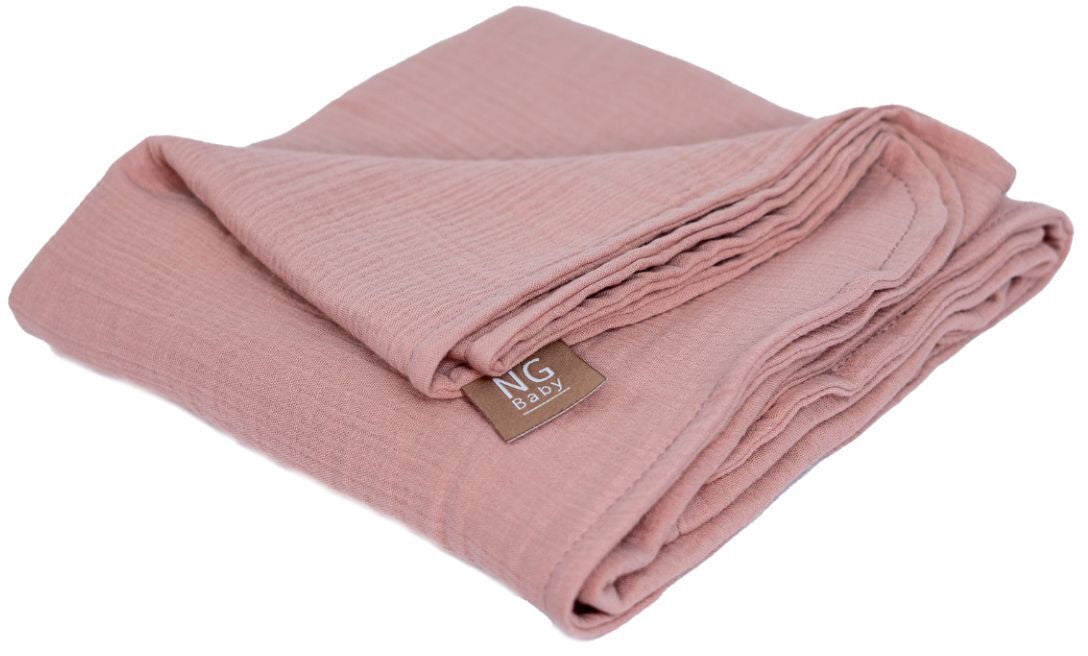 NG Baby Musselintuch Deluxe, Dusty Rose NG Baby Musselintuch Deluxe, Dusty Rose von NG Baby