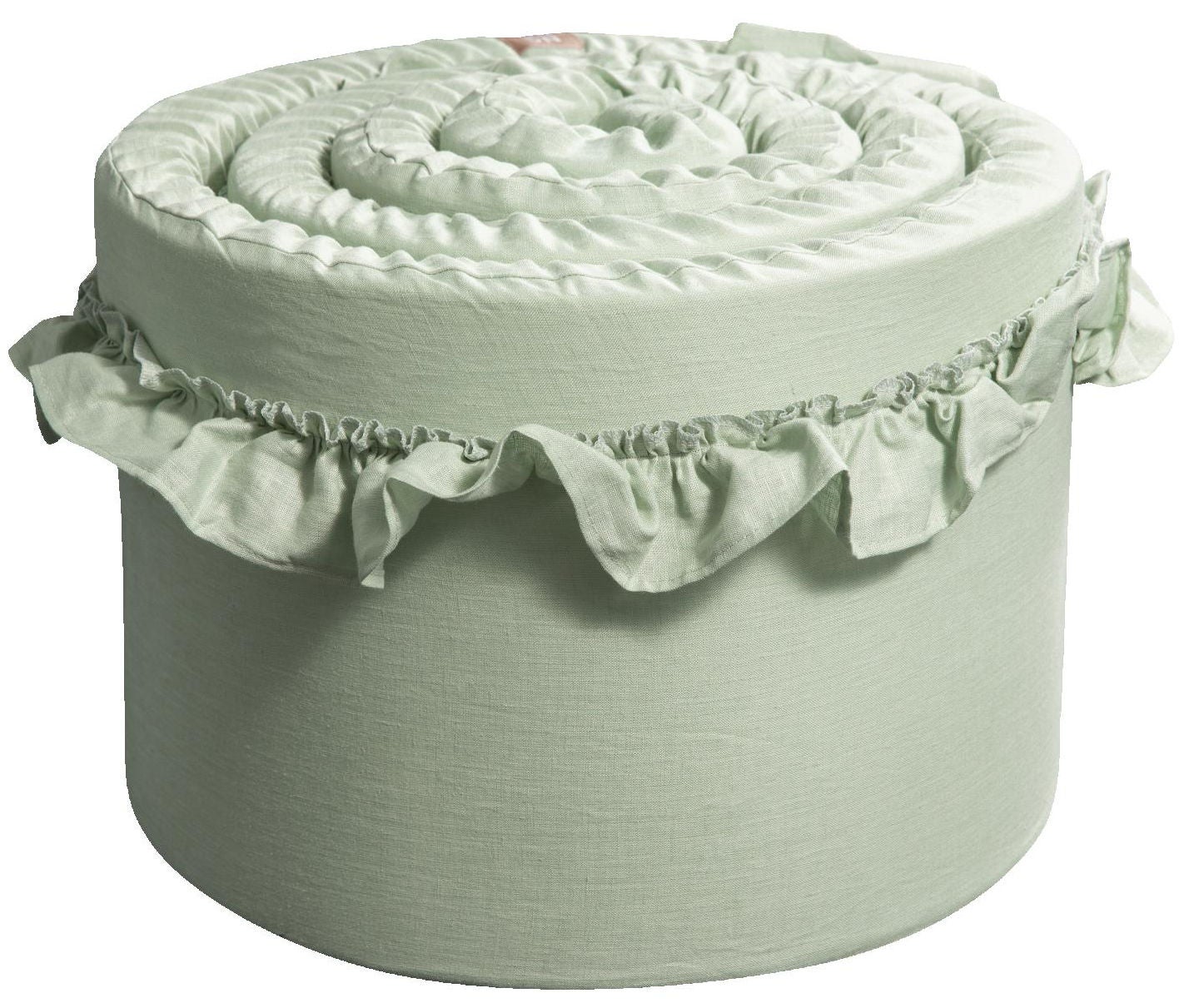 NG Baby Nestchen Gitterbett Dick Rüschen, Sage Green NG Baby Nestchen Gitterbett Dick Rüschen, Sage Green von NG Baby