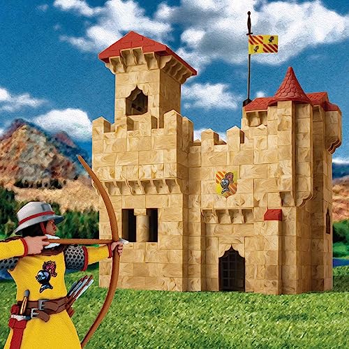 NG Burgen | Geheimnisvolles Seeschloss | Bau | Burgen Set | Spanisches Spiel | Exin Burgen | mittelalterliche Burgen | Burgen Teile | Burgen für Erwachsene von NG Castillos New Generation