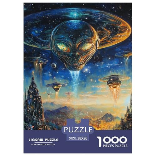 Alien Puzzles 1000 Teile Schwer Puzzle Spielzeug Pädagogisches Spiel Impossible Herausforderungsspielzeug Für Erwachsene Und Kinder in Bewährter 38x26cm/1000pcs Alien Puzzles 1000 Teile Schwer Puzzle Spielzeug Pädagogisches Spiel Impossible Herausforderungsspielzeug Für Erwachsene Und Kinder in Bewährter 38x26cm/1000pcs von NGGADIWEG