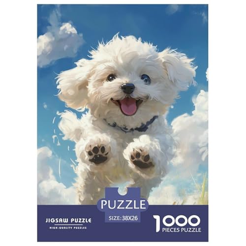 Bichon Frise Puzzles 1000 Teile Schwer Puzzle Spielzeug Pädagogisches Spiel Impossible Herausforderung Spielzeug Für Erwachsene Und Kinder Ab 14 Jahren 38x26cm/1000pcs Bichon Frise Puzzles 1000 Teile Schwer Puzzle Spielzeug Pädagogisches Spiel Impossible Herausforderung Spielzeug Für Erwachsene Und Kinder Ab 14 Jahren 38x26cm/1000pcs von NGGADIWEG