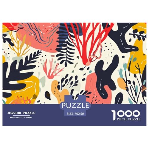 Botanik Puzzle 1000 Teile Schwer Puzzle Spielzeug Pädagogisches Spiel Impossible Herausforderungsspielzeug Für Erwachsene Kinder 70x50cm/1000pcs von NGGADIWEG