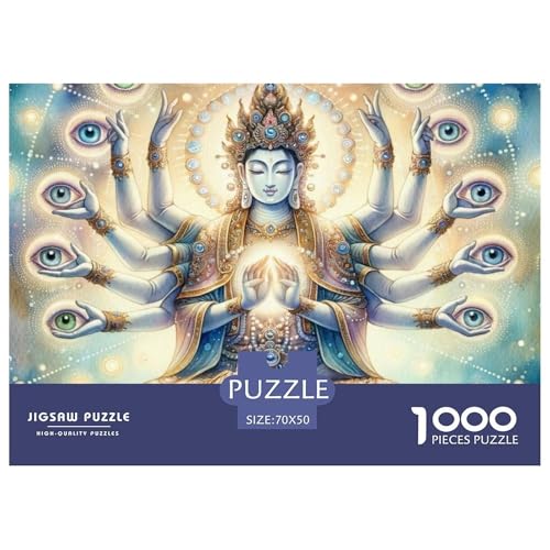 Buddha-Statue Puzzle 1000-teilige Schwer Puzzle Spielzeug Pädagogisches Spiel Impossible Herausforderung Spielzeug Für Erwachsene Und Kinder in Bewährter 70x50cm/1000pcs Buddha-Statue Puzzle 1000-teilige Schwer Puzzle Spielzeug Pädagogisches Spiel Impossible Herausforderung Spielzeug Für Erwachsene Und Kinder in Bewährter 70x50cm/1000pcs von NGGADIWEG