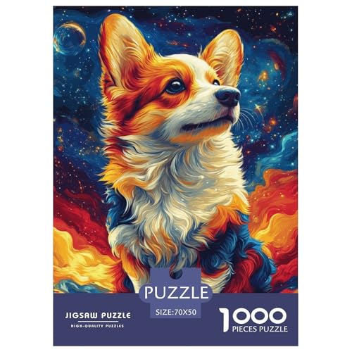 Corgi Puzzle 1000 Teile Schwer Puzzle Spielzeug Lernspiel Impossible Herausforderung Spielzeug Für Erwachsene Kinder 70x50cm/1000pcs Corgi Puzzle 1000 Teile Schwer Puzzle Spielzeug Lernspiel Impossible Herausforderung Spielzeug Für Erwachsene Kinder 70x50cm/1000pcs von NGGADIWEG
