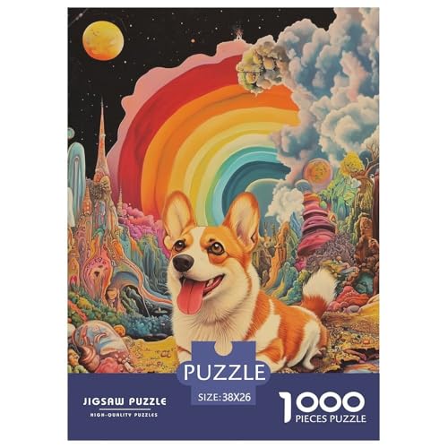 Corgi Puzzles 1000 Teile Schwer Puzzle Spielzeug Lernspiel Impossible Herausforderung Spielzeug Für Erwachsene Und Kinder in Bewährter 38x26cm/1000pcs Corgi Puzzles 1000 Teile Schwer Puzzle Spielzeug Lernspiel Impossible Herausforderung Spielzeug Für Erwachsene Und Kinder in Bewährter 38x26cm/1000pcs von NGGADIWEG