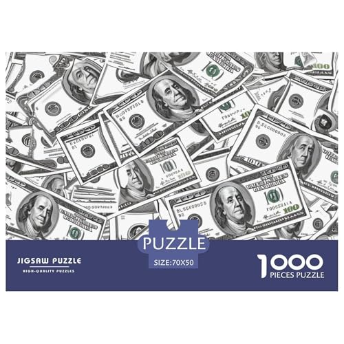 Dollar Puzzle 1000 Teile Schwer Puzzle Spielzeug Lernspiel Impossible Herausforderung Spielzeug Für Erwachsene Und Kinder Ab 14 Jahren 70x50cm/1000pcs Dollar Puzzle 1000 Teile Schwer Puzzle Spielzeug Lernspiel Impossible Herausforderung Spielzeug Für Erwachsene Und Kinder Ab 14 Jahren 70x50cm/1000pcs von NGGADIWEG