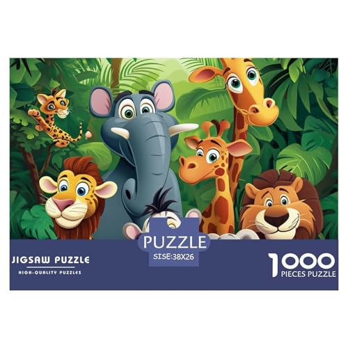 Dschungeltiere Puzzles 1000 Teile Schwer Puzzle Spielzeug Pädagogisches Spiel Impossible Herausforderung Spielzeug Für Erwachsene Und Kinder Ab 14 Jahren 38x26cm/1000pcs Dschungeltiere Puzzles 1000 Teile Schwer Puzzle Spielzeug Pädagogisches Spiel Impossible Herausforderung Spielzeug Für Erwachsene Und Kinder Ab 14 Jahren 38x26cm/1000pcs von NGGADIWEG