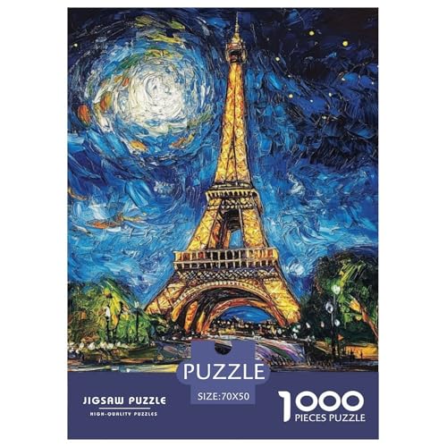 Eiffelturm Puzzle 1000 Teile Schwer Puzzle Spielzeug Pädagogisches Spiel Impossible Herausforderungsspielzeug Für Erwachsene Und Kinder in Bewährter 70x50cm/1000pcs Eiffelturm Puzzle 1000 Teile Schwer Puzzle Spielzeug Pädagogisches Spiel Impossible Herausforderungsspielzeug Für Erwachsene Und Kinder in Bewährter 70x50cm/1000pcs von NGGADIWEG