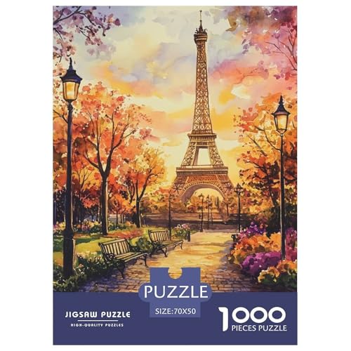 Eiffelturm Puzzle 1000-teilige Schwer Puzzle Spielzeug Pädagogisches Spiel Impossible Herausforderungsspielzeug Für Erwachsene Und Kinder Ab 12 Jahren 70x50cm/1000pcs Eiffelturm Puzzle 1000-teilige Schwer Puzzle Spielzeug Pädagogisches Spiel Impossible Herausforderungsspielzeug Für Erwachsene Und Kinder Ab 12 Jahren 70x50cm/1000pcs von NGGADIWEG