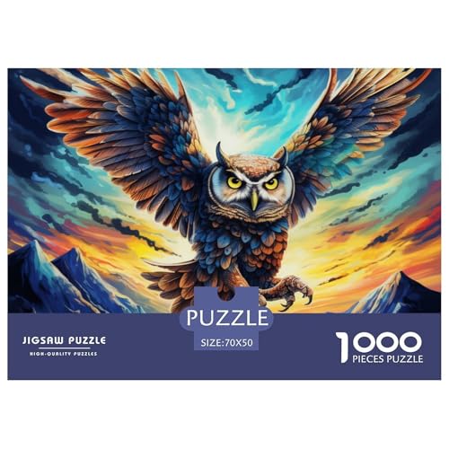 Eule Puzzles 1000 Teile Schwer Puzzle Spielzeug Pädagogisches Spiel Impossible Herausforderungsspielzeug Für Erwachsene Und Kinder Ab 12 Jahren 70x50cm/1000pcs Eule Puzzles 1000 Teile Schwer Puzzle Spielzeug Pädagogisches Spiel Impossible Herausforderungsspielzeug Für Erwachsene Und Kinder Ab 12 Jahren 70x50cm/1000pcs von NGGADIWEG