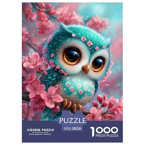 Eulen Tiere Puzzle 1000-teilige Schwer Puzzle Spielzeug Pädagogisches Spiel Impossible Herausforderungsspielzeug Für Erwachsene Und Kinder in Bewährter 38x26cm/1000pcs Eulen Tiere Puzzle 1000-teilige Schwer Puzzle Spielzeug Pädagogisches Spiel Impossible Herausforderungsspielzeug Für Erwachsene Und Kinder in Bewährter 38x26cm/1000pcs von NGGADIWEG