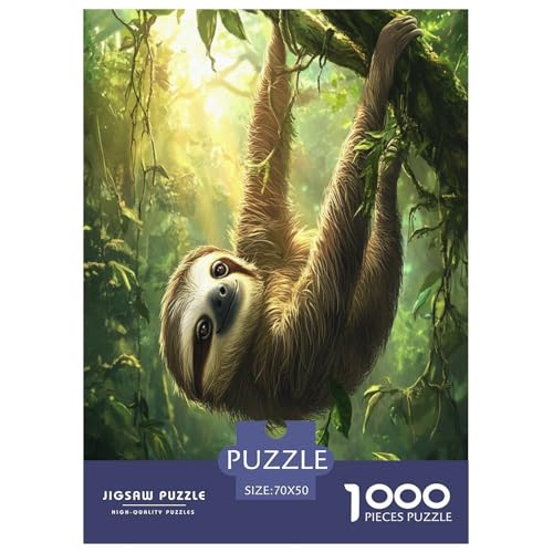 Faulheit Puzzle 1000 Teile Schwer Puzzle Spielzeug Lernspiel Impossible Herausforderung Spielzeug Für Erwachsene Und Kinder in Bewährter 70x50cm/1000pcs von NGGADIWEG