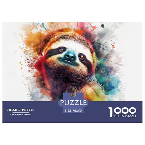 Faulheit Puzzle 1000 Teile Schwer Puzzle Spielzeug Lernspiel Impossible Herausforderungsspielzeug Für Erwachsene Und Kinder Ab 14 Jahren 70x50cm/1000pcs von NGGADIWEG