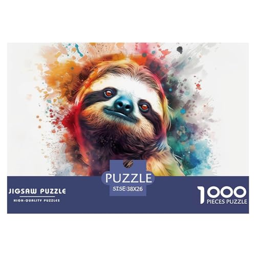 Faulheit Puzzle 1000 Teile Schwer Puzzle Spielzeug Pädagogisches Spiel Impossible Herausforderung Spielzeug Für Erwachsene Und Kinder in Bewährter 38x26cm/1000pcs von NGGADIWEG
