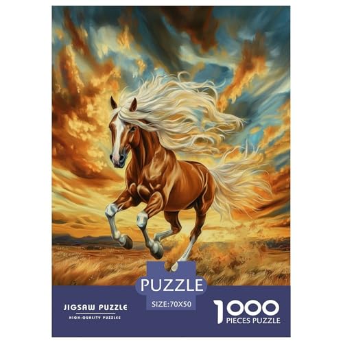 Feines Pferd Puzzle 1000 Teile Schwer Puzzle Spielzeug Lernspiel Impossible Herausforderung Spielzeug Für Erwachsene Und Kinder in Bewährter 70x50cm/1000pcs Feines Pferd Puzzle 1000 Teile Schwer Puzzle Spielzeug Lernspiel Impossible Herausforderung Spielzeug Für Erwachsene Und Kinder in Bewährter 70x50cm/1000pcs von NGGADIWEG