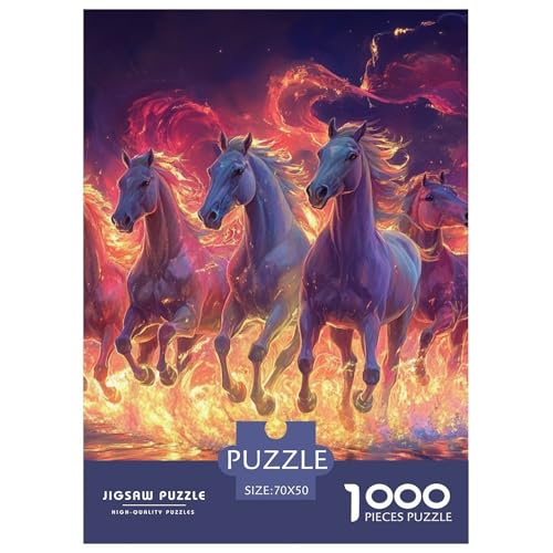 Feines Pferd Puzzle 1000-teilige Schwer Puzzle Spielzeug Pädagogisches Spiel Impossible Herausforderung Spielzeug Für Erwachsene Und Kinder in Bewährter 70x50cm/1000pcs Feines Pferd Puzzle 1000-teilige Schwer Puzzle Spielzeug Pädagogisches Spiel Impossible Herausforderung Spielzeug Für Erwachsene Und Kinder in Bewährter 70x50cm/1000pcs von NGGADIWEG