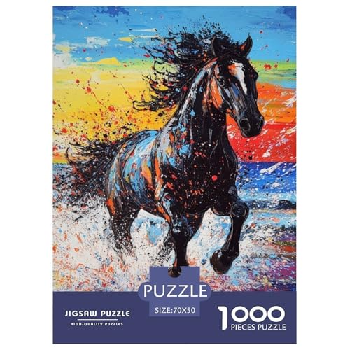 Feines Pferd Puzzles 1000 Teile Schwer Puzzle Spielzeug Pädagogisches Spiel Impossible Herausforderung Spielzeug Für Erwachsene Kinder 70x50cm/1000pcs Feines Pferd Puzzles 1000 Teile Schwer Puzzle Spielzeug Pädagogisches Spiel Impossible Herausforderung Spielzeug Für Erwachsene Kinder 70x50cm/1000pcs von NGGADIWEG
