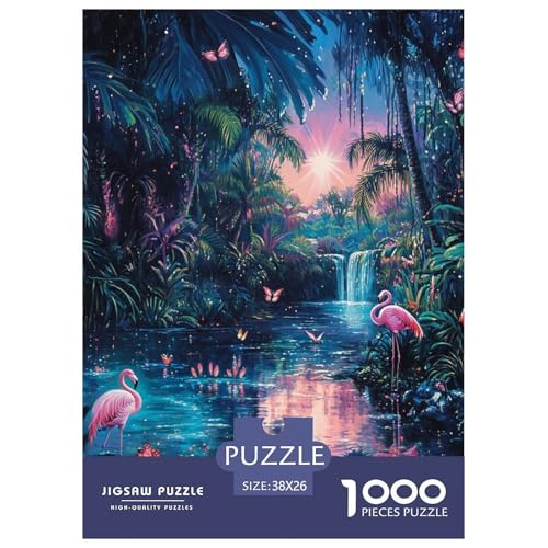 Flamingo Puzzle 1000 Teile Schwer Puzzle Spielzeug Lernspiel Impossible Herausforderung Spielzeug Für Erwachsene Und Kinder in Bewährter 38x26cm/1000pcs Flamingo Puzzle 1000 Teile Schwer Puzzle Spielzeug Lernspiel Impossible Herausforderung Spielzeug Für Erwachsene Und Kinder in Bewährter 38x26cm/1000pcs von NGGADIWEG