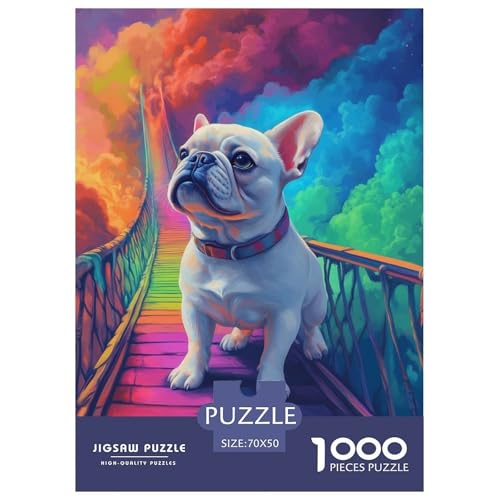 Französischer Bullhund Puzzle 1000 Teile Schwer Puzzle Spielzeug Pädagogisches Spiel Impossible Herausforderung Spielzeug Für Erwachsene Und Kinder Ab 14 Jahren 70x50cm/1000pcs Französischer Bullhund Puzzle 1000 Teile Schwer Puzzle Spielzeug Pädagogisches Spiel Impossible Herausforderung Spielzeug Für Erwachsene Und Kinder Ab 14 Jahren 70x50cm/1000pcs von NGGADIWEG