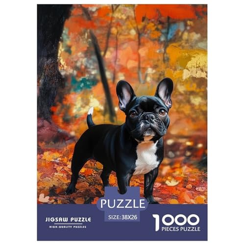 Französischer Bullhund Puzzles 1000-teilige Schwer Puzzle Spielzeug Lernspiel Impossible Herausforderungsspielzeug Für Erwachsene Kinder 38x26cm/1000pcs Französischer Bullhund Puzzles 1000-teilige Schwer Puzzle Spielzeug Lernspiel Impossible Herausforderungsspielzeug Für Erwachsene Kinder 38x26cm/1000pcs von NGGADIWEG