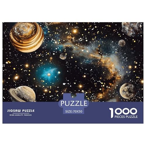 Galaxien Puzzle 1000 Teile Schwer Puzzle Spielzeug Lernspiel Impossible Herausforderung Spielzeug Für Erwachsene Und Kinder in Bewährter 70x50cm/1000pcs von NGGADIWEG