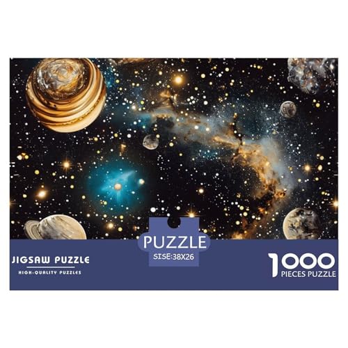 Galaxien Puzzles 1000 Teile Schwer Puzzle Spielzeug Pädagogisches Spiel Impossible Herausforderung Spielzeug Für Erwachsene Und Kinder in Bewährter 38x26cm/1000pcs von NGGADIWEG