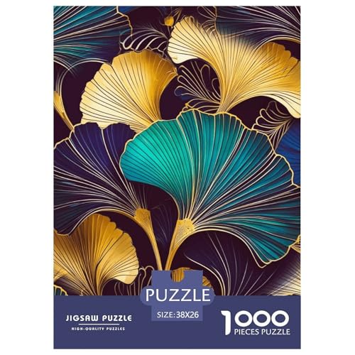 Ginkgo-Blattmuster Puzzles 1000 Teile Schwer Puzzle Spielzeug Lernspiel Impossible Herausforderung Spielzeug Für Erwachsene Kinder 38x26cm/1000pcs Ginkgo-Blattmuster Puzzles 1000 Teile Schwer Puzzle Spielzeug Lernspiel Impossible Herausforderung Spielzeug Für Erwachsene Kinder 38x26cm/1000pcs von NGGADIWEG