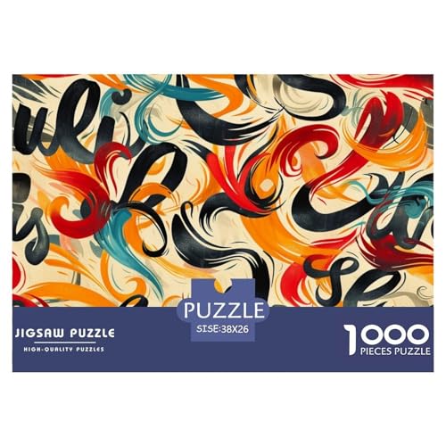 Graffiti Puzzle 1000-teilige Schwer Puzzle Spielzeug Pädagogisches Spiel Impossible Herausforderung Spielzeug Für Erwachsene Und Kinder in Bewährter 38x26cm/1000pcs Graffiti Puzzle 1000-teilige Schwer Puzzle Spielzeug Pädagogisches Spiel Impossible Herausforderung Spielzeug Für Erwachsene Und Kinder in Bewährter 38x26cm/1000pcs von NGGADIWEG