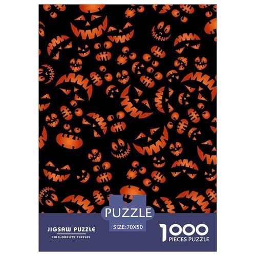 Halloween-Kürbisse Puzzle 1000 Teile Schwer Puzzle Spielzeug Pädagogisches Spiel Impossible Herausforderung Spielzeug Für Erwachsene Und Kinder Ab 12 Jahren 70x50cm/1000pcs Halloween-Kürbisse Puzzle 1000 Teile Schwer Puzzle Spielzeug Pädagogisches Spiel Impossible Herausforderung Spielzeug Für Erwachsene Und Kinder Ab 12 Jahren 70x50cm/1000pcs von NGGADIWEG