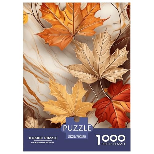 Herbstblätter Puzzles 1000 Teile Schwer Puzzle Spielzeug Lernspiel Impossible Herausforderungsspielzeug Für Erwachsene Kinder 70x50cm/1000pcs Herbstblätter Puzzles 1000 Teile Schwer Puzzle Spielzeug Lernspiel Impossible Herausforderungsspielzeug Für Erwachsene Kinder 70x50cm/1000pcs von NGGADIWEG