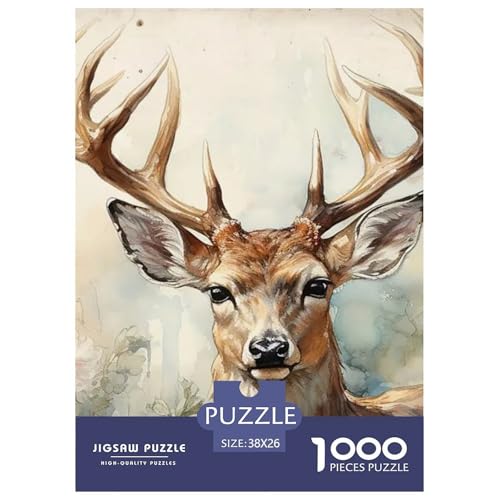 Hirsch Puzzle 1000-teilige Schwer Puzzle Spielzeug Lernspiel Impossible Herausforderung Spielzeug Für Erwachsene Kinder 38x26cm/1000pcs Hirsch Puzzle 1000-teilige Schwer Puzzle Spielzeug Lernspiel Impossible Herausforderung Spielzeug Für Erwachsene Kinder 38x26cm/1000pcs von NGGADIWEG