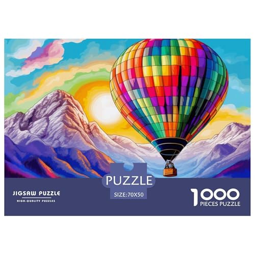 Hot Air Balloon Puzzle 1000 Teile Schwer Puzzle Spielzeug Lernspiel Impossible Herausforderungsspielzeug Für Erwachsene Und Kinder Ab 12 Jahren 70x50cm/1000pcs Hot Air Balloon Puzzle 1000 Teile Schwer Puzzle Spielzeug Lernspiel Impossible Herausforderungsspielzeug Für Erwachsene Und Kinder Ab 12 Jahren 70x50cm/1000pcs von NGGADIWEG