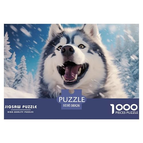 Husky Puzzle 1000 Teile Schwer Puzzle Spielzeug Lernspiel Impossible Herausforderung Spielzeug Für Erwachsene Kinder 38x26cm/1000pcs Husky Puzzle 1000 Teile Schwer Puzzle Spielzeug Lernspiel Impossible Herausforderung Spielzeug Für Erwachsene Kinder 38x26cm/1000pcs von NGGADIWEG