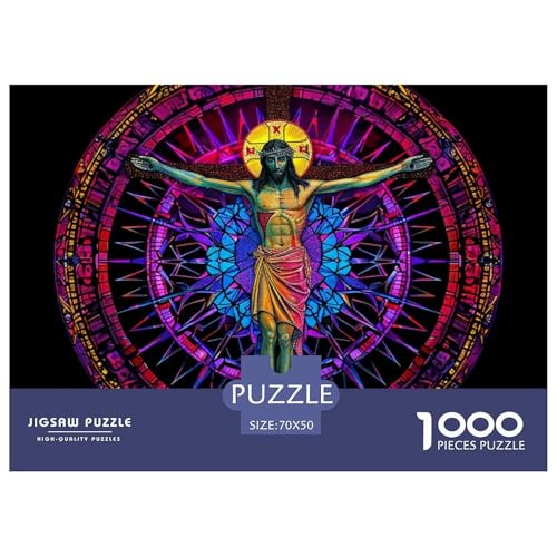 Jesus Puzzle 1000 Teile Schwer Puzzle Spielzeug Lernspiel Impossible Herausforderung Spielzeug Für Erwachsene Und Kinder Ab 12 Jahren 70x50cm/1000pcs Jesus Puzzle 1000 Teile Schwer Puzzle Spielzeug Lernspiel Impossible Herausforderung Spielzeug Für Erwachsene Und Kinder Ab 12 Jahren 70x50cm/1000pcs von NGGADIWEG