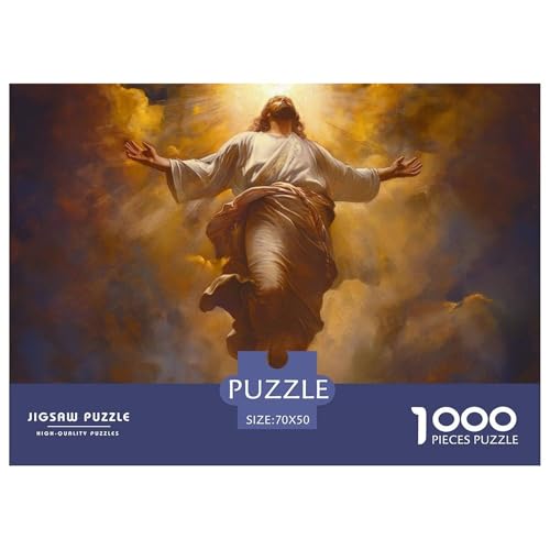 Jesus Puzzle 1000 Teile Schwer Puzzle Spielzeug Pädagogisches Spiel Impossible Herausforderung Spielzeug Für Erwachsene Und Kinder Ab 14 Jahren 70x50cm/1000pcs Jesus Puzzle 1000 Teile Schwer Puzzle Spielzeug Pädagogisches Spiel Impossible Herausforderung Spielzeug Für Erwachsene Und Kinder Ab 14 Jahren 70x50cm/1000pcs von NGGADIWEG