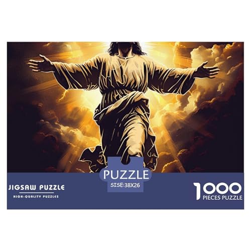 Jesus Puzzle 1000-teilige Schwer Puzzle Spielzeug Pädagogisches Spiel Impossible Herausforderung Spielzeug Für Erwachsene Und Kinder in Bewährter 38x26cm/1000pcs Jesus Puzzle 1000-teilige Schwer Puzzle Spielzeug Pädagogisches Spiel Impossible Herausforderung Spielzeug Für Erwachsene Und Kinder in Bewährter 38x26cm/1000pcs von NGGADIWEG