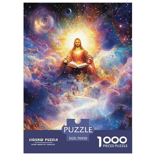 Jesus Puzzle 1000-teilige Schwer Puzzle Spielzeug Pädagogisches Spiel Impossible Herausforderungsspielzeug Für Erwachsene Und Kinder in Bewährter 70x50cm/1000pcs Jesus Puzzle 1000-teilige Schwer Puzzle Spielzeug Pädagogisches Spiel Impossible Herausforderungsspielzeug Für Erwachsene Und Kinder in Bewährter 70x50cm/1000pcs von NGGADIWEG