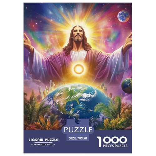 Jesus Puzzles 1000 Teile Schwer Puzzle Spielzeug Pädagogisches Spiel Impossible Herausforderung Spielzeug Für Erwachsene Und Kinder Ab 14 Jahren 70x50cm/1000pcs Jesus Puzzles 1000 Teile Schwer Puzzle Spielzeug Pädagogisches Spiel Impossible Herausforderung Spielzeug Für Erwachsene Und Kinder Ab 14 Jahren 70x50cm/1000pcs von NGGADIWEG