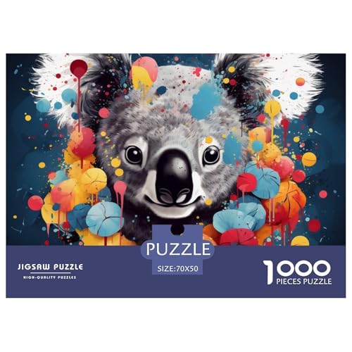Koala Puzzle 1000 Teile Schwer Puzzle Spielzeug Pädagogisches Spiel Impossible Herausforderungsspielzeug Für Erwachsene Und Kinder Ab 14 Jahren 70x50cm/1000pcs Koala Puzzle 1000 Teile Schwer Puzzle Spielzeug Pädagogisches Spiel Impossible Herausforderungsspielzeug Für Erwachsene Und Kinder Ab 14 Jahren 70x50cm/1000pcs von NGGADIWEG