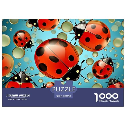 Ladybird Puzzle 1000 Teile Schwer Puzzle Spielzeug Pädagogisches Spiel Impossible Herausforderung Spielzeug Für Erwachsene Und Kinder Ab 12 Jahren 70x50cm/1000pcs Ladybird Puzzle 1000 Teile Schwer Puzzle Spielzeug Pädagogisches Spiel Impossible Herausforderung Spielzeug Für Erwachsene Und Kinder Ab 12 Jahren 70x50cm/1000pcs von NGGADIWEG
