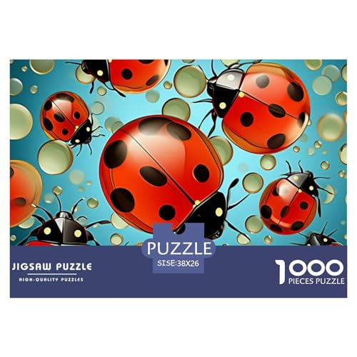 Ladybird Puzzles 1000 Teile Schwer Puzzle Spielzeug Lernspiel Impossible Herausforderungsspielzeug Für Erwachsene Und Kinder in Bewährter 38x26cm/1000pcs Ladybird Puzzles 1000 Teile Schwer Puzzle Spielzeug Lernspiel Impossible Herausforderungsspielzeug Für Erwachsene Und Kinder in Bewährter 38x26cm/1000pcs von NGGADIWEG