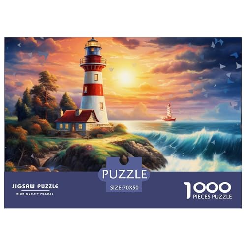 Leuchtturm Puzzle 1000 Teile Schwer Puzzle Spielzeug Lernspiel Impossible Herausforderungsspielzeug Für Erwachsene Und Kinder in Bewährter 70x50cm/1000pcs Leuchtturm Puzzle 1000 Teile Schwer Puzzle Spielzeug Lernspiel Impossible Herausforderungsspielzeug Für Erwachsene Und Kinder in Bewährter 70x50cm/1000pcs von NGGADIWEG