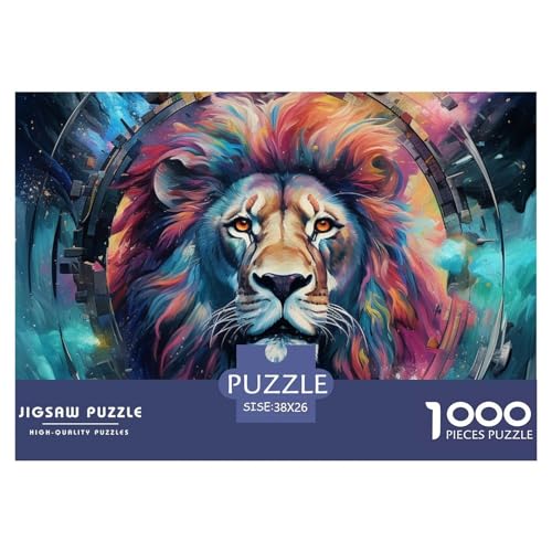 Löwen Puzzles 1000 Teile Schwer Puzzle Spielzeug Lernspiel Impossible Herausforderung Spielzeug Für Erwachsene Und Kinder Ab 12 Jahren 38x26cm/1000pcs Löwen Puzzles 1000 Teile Schwer Puzzle Spielzeug Lernspiel Impossible Herausforderung Spielzeug Für Erwachsene Und Kinder Ab 12 Jahren 38x26cm/1000pcs von NGGADIWEG