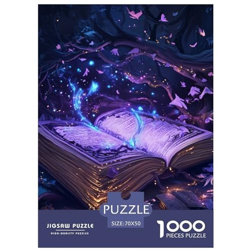 Magische Bücher Puzzle 1000 Teile Schwer Puzzle Spielzeug Pädagogisches Spiel Impossible Herausforderungsspielzeug Für Erwachsene Und Kinder in Bewährter 70x50cm/1000pcs Magische Bücher Puzzle 1000 Teile Schwer Puzzle Spielzeug Pädagogisches Spiel Impossible Herausforderungsspielzeug Für Erwachsene Und Kinder in Bewährter 70x50cm/1000pcs von NGGADIWEG