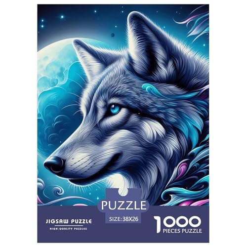 Mondwolf Puzzle 1000 Teile Schwer Puzzle Spielzeug Lernspiel Impossible Herausforderungsspielzeug Für Erwachsene Und Kinder Ab 12 Jahren 38x26cm/1000pcs Mondwolf Puzzle 1000 Teile Schwer Puzzle Spielzeug Lernspiel Impossible Herausforderungsspielzeug Für Erwachsene Und Kinder Ab 12 Jahren 38x26cm/1000pcs von NGGADIWEG