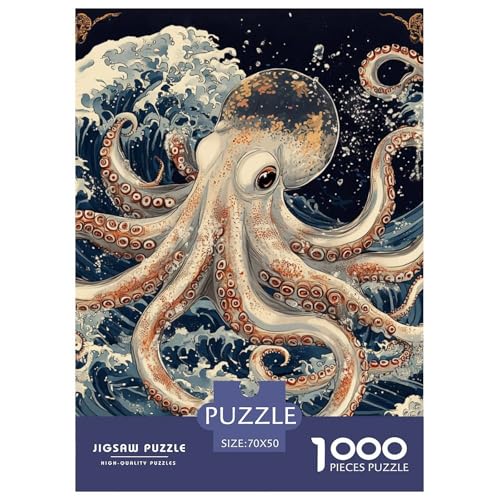 Octopus Puzzles 1000 Teile Schwer Puzzle Spielzeug Lernspiel Impossible Herausforderungsspielzeug Für Erwachsene Und Kinder in Bewährter 70x50cm/1000pcs Octopus Puzzles 1000 Teile Schwer Puzzle Spielzeug Lernspiel Impossible Herausforderungsspielzeug Für Erwachsene Und Kinder in Bewährter 70x50cm/1000pcs von NGGADIWEG