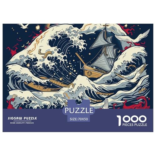 Ozeanwelle Puzzle 1000 Teile Schwer Puzzle Spielzeug Pädagogisches Spiel Impossible Herausforderung Spielzeug Für Erwachsene Kinder 70x50cm/1000pcs Ozeanwelle Puzzle 1000 Teile Schwer Puzzle Spielzeug Pädagogisches Spiel Impossible Herausforderung Spielzeug Für Erwachsene Kinder 70x50cm/1000pcs von NGGADIWEG