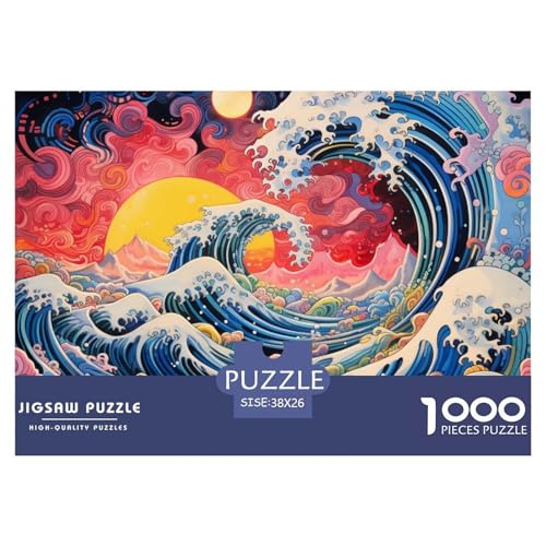 Ozeanwelle Puzzle 1000-teilige Schwer Puzzle Spielzeug Lernspiel Impossible Herausforderungsspielzeug Für Erwachsene Kinder 38x26cm/1000pcs Ozeanwelle Puzzle 1000-teilige Schwer Puzzle Spielzeug Lernspiel Impossible Herausforderungsspielzeug Für Erwachsene Kinder 38x26cm/1000pcs von NGGADIWEG