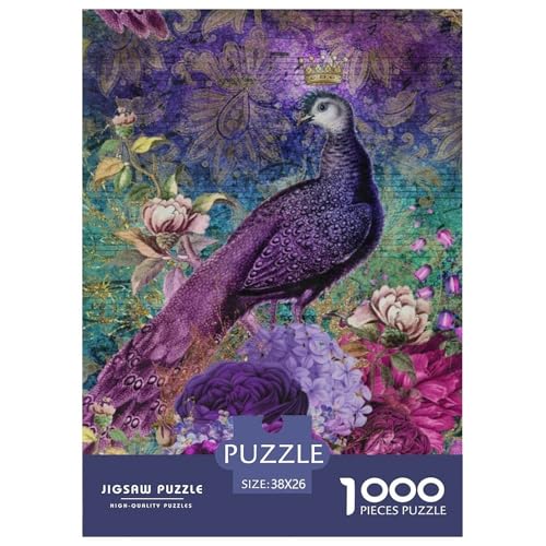 Peacock and Flowers Puzzle 1000 Teile Schwer Puzzle Spielzeug Pädagogisches Spiel Impossible Herausforderung Spielzeug Für Erwachsene Und Kinder Ab 12 Jahren 38x26cm/1000pcs Peacock and Flowers Puzzle 1000 Teile Schwer Puzzle Spielzeug Pädagogisches Spiel Impossible Herausforderung Spielzeug Für Erwachsene Und Kinder Ab 12 Jahren 38x26cm/1000pcs von NGGADIWEG